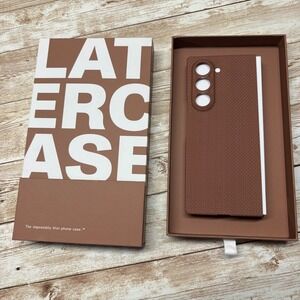 Latercase for Samsung Galaxy Z Fold 6 Coffee Impossibly Thin New open Box